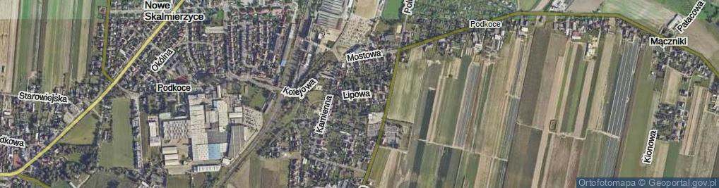 Zdjęcie satelitarne Lipowa ul.